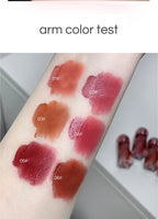 Artistic Soft Mist Mousse Lip Glaze Velvet Matte Lipstick Holding Makeup Not Easy to Sticky Cosmetics Lipstick