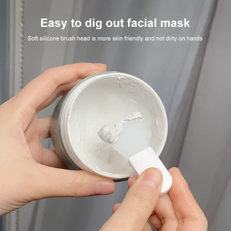 3/1pcs Silicone Facial Mask Brush Face Cleaning Scraper DIY Mud Film Applicator Scrapers Brushes Travel Portable Skin Care Tools