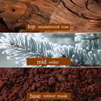 Sandalwood Ebony Perfume Spray,Woody Scent Men's Eau De Cologne,Cedar/Vetiver/Musk/Agarwood Light Fragrance Mist,Long Lasting