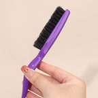 Boar Bristle Brush Comb Hair Teasing Brush for Women Men Salon Boar Bristle Beauty Styling Backcombing Brush