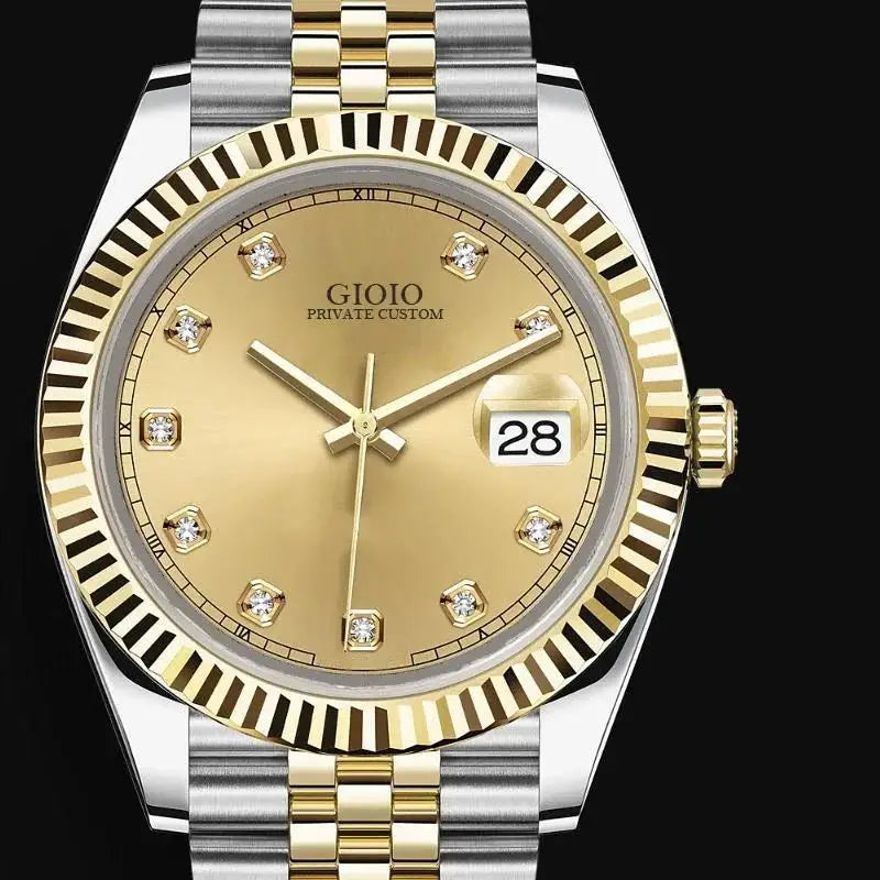Luxury Automatic Watch for Men Mechanical Watches Stainless Steel Datejusts Style Gold Black Blue White Diamond Dial