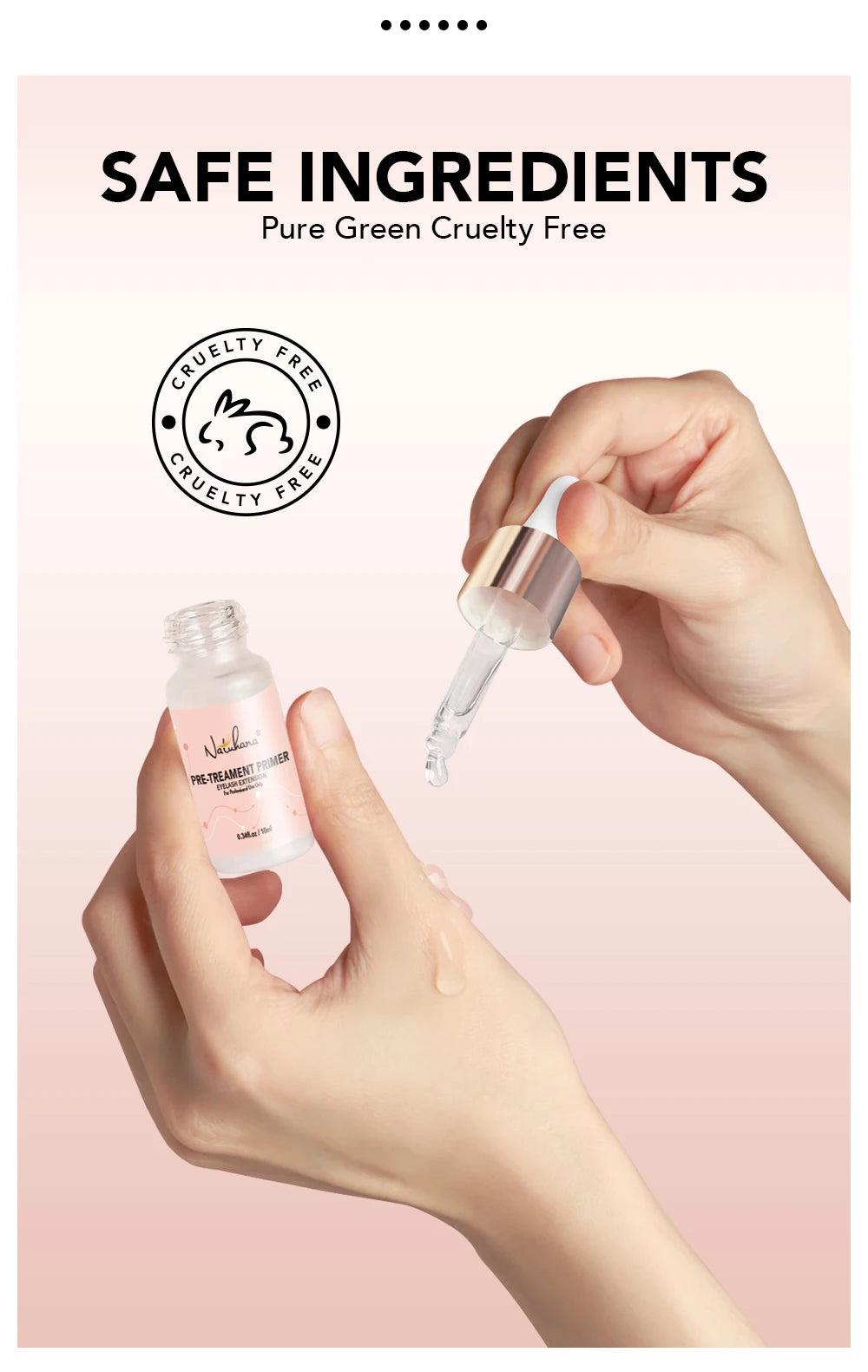 Pre-Treament Primer Clean Lashes Super Bonder For Eyelash Extension Quick Drying Long Last Grafting Eyelash Glue NATUHANA