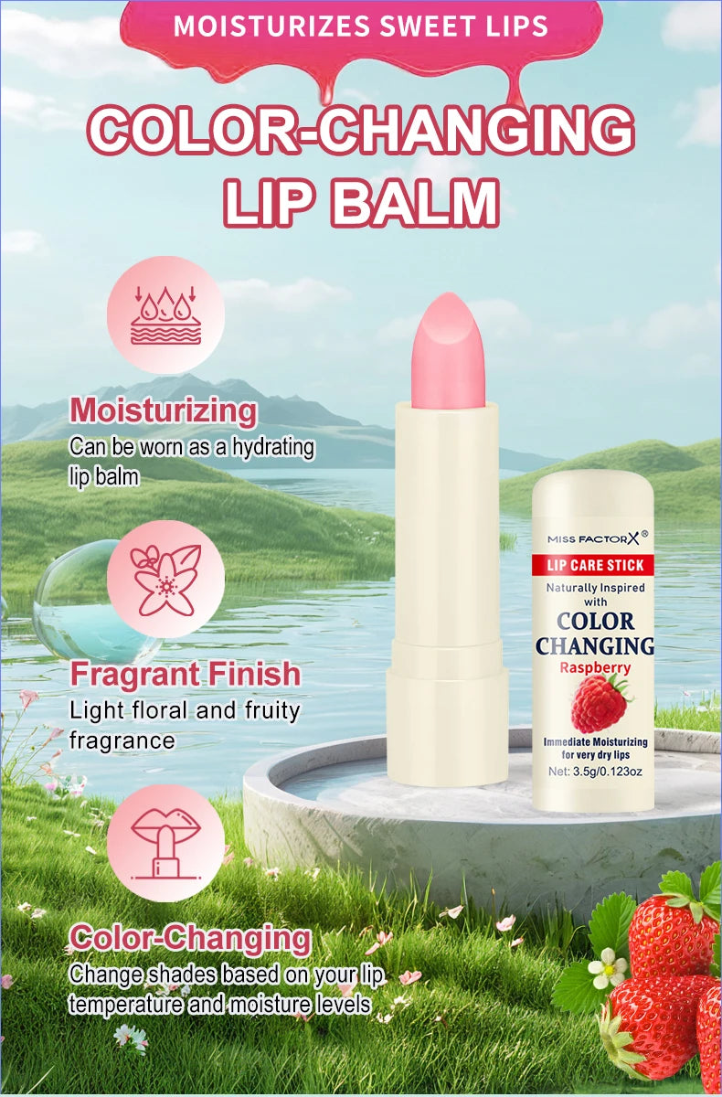 4-pack moisturizing and color changing lipstick - moisturizing lips, natural luster, and hue suitable for all skin tones