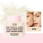 Setting powder, oil-control matte makeup effect, long-lasting waterproof, brightens skin tone, creates a perfect makeup
