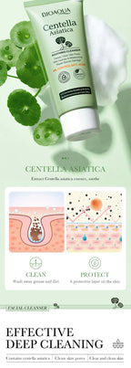 BIOAQUA Centella Asiatica Facial Cleanser Moisturizing Oil Control Face Cleansing Face Wash Foam Facial Cleanser Skin Care