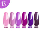 NAILCO 10PCS/Set Gel Nail Polish Gorgeous Full Coverage Semi Permanent Soak Off UV LED Gel Nail Art Base Top Coat Gel Polish Kit