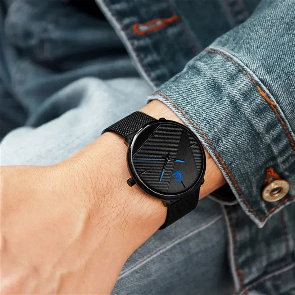 reloj hombre Watches Mens 2025 Minimalist Men's Fashion Ultra-thin Watch Simple Men Business Quartz Wristwatch relogio masculino
