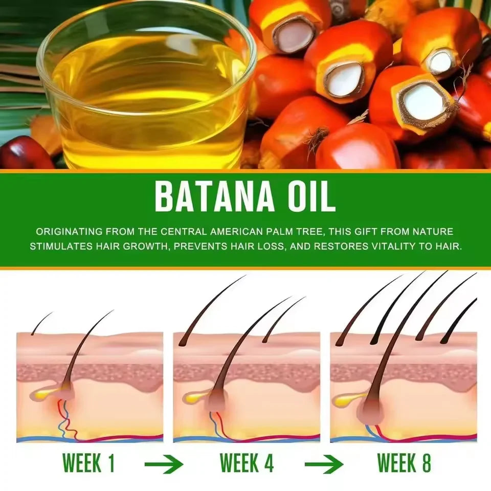 100% Pure Organic Hair Mask Batana Conditioner Repair Damaged Frizzy Hair Reduce Hair Loss Anti-Breakage Nourishing Hair Product