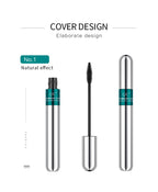 Double In-one Mascara Silk Fiber Mascara Waterproof Mascara for Eyelash Extension Black Thick Lengthening Eye Lashes Cosmetics