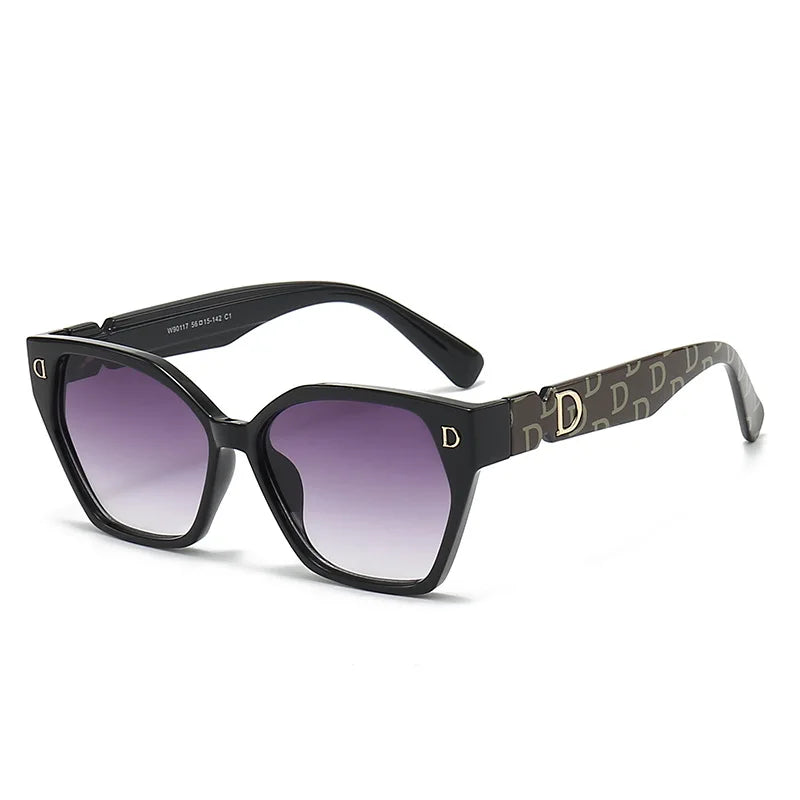 New Fashion Luxury Brand  Sunglasses For Men Stylish Cateye Glamour  Sun Glasses Trendy Shades Glamour Eyewear
