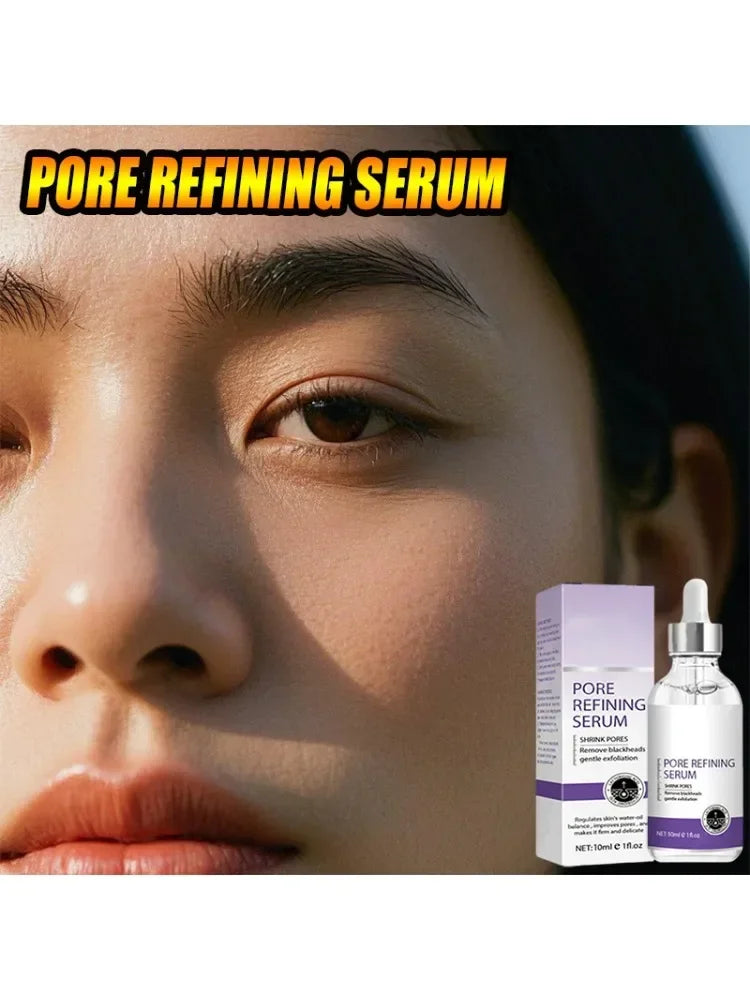 Face Skin Pore Shrinkage Serum Long-Lasting Moisturizing Improves Large Pores Calming Skin Care Essence