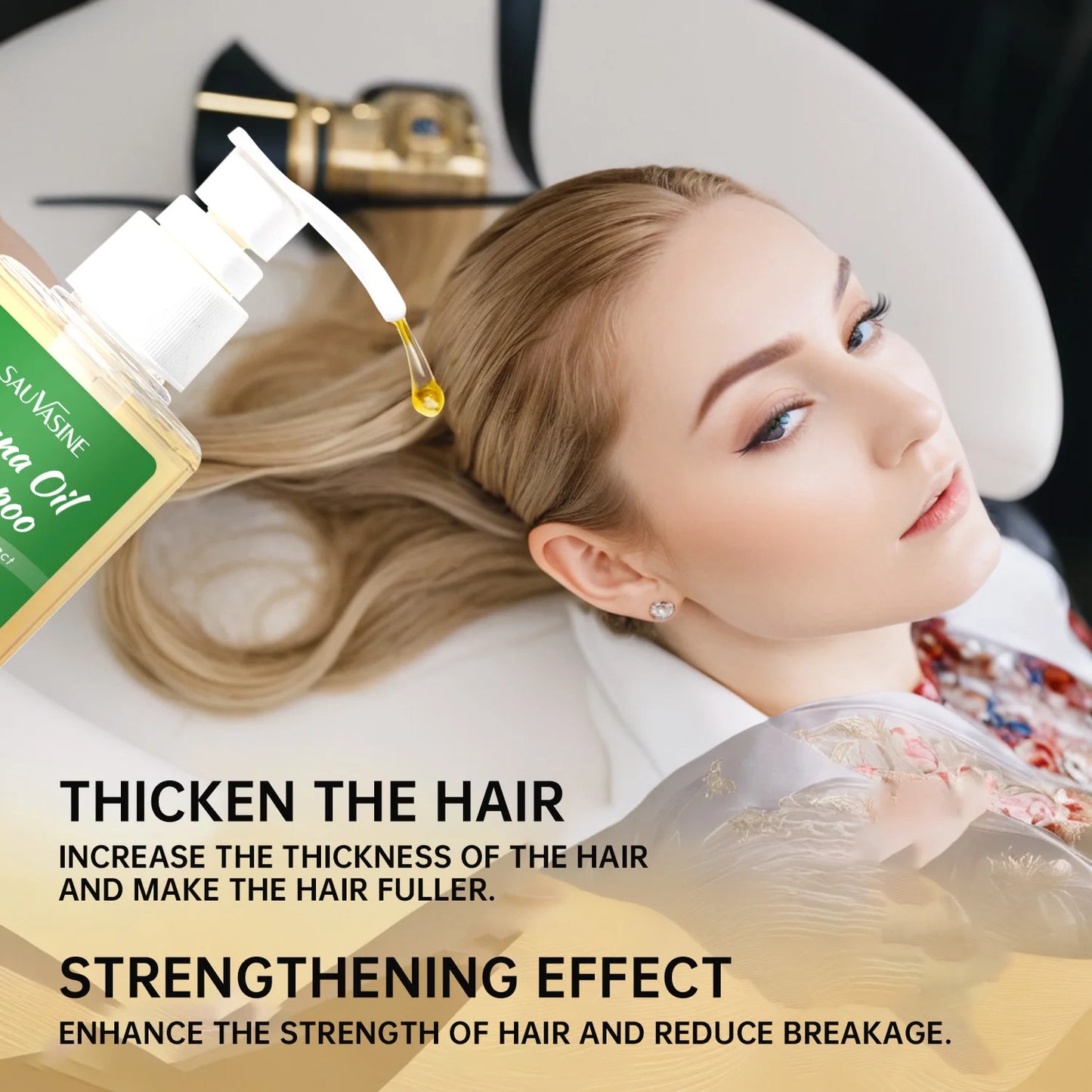 100ML Batana Oil Shampoo Soothing Scalp Intense Repair Batana Nourishing Shampoo with Rosemary Extract for All Hair Types