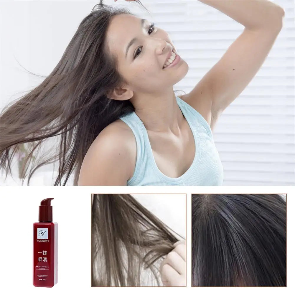 200ml Smoothing Hair Conditioner Hair Leave-in Conditioner Wash-free Film Frizz Hair Conditioner Care Anti Frizz-improving Y8R4
