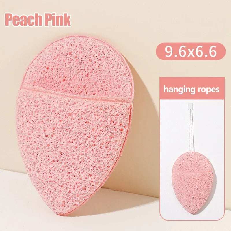 1PC Face Wash Cleansing Puff Soft Cosmetic Sponge Deep Facial Cleansing Mask Makeup Remover Cosmetic Puff Reusable Clean Tool