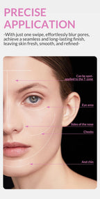 Pore-Blurring Makeup Primer Lightweight, Oil-Control Pre-Makeup Base Long-Lasting, Hydrating, and Smoothing Primer for Invisible