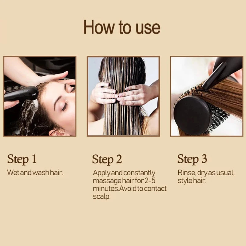 Magical Keratin Hair Mask 5 Seconds Repair Damaged Frizzy Hair Soft Smooth Shiny Nutrition Deep Moisturize Nourishing Hair Care