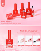 15ml Nail Blooming Gel, Blossom Spreading Effect Functional Gel, Easy to Apply for Nail Art Design Home Salon Manicure Pedicure
