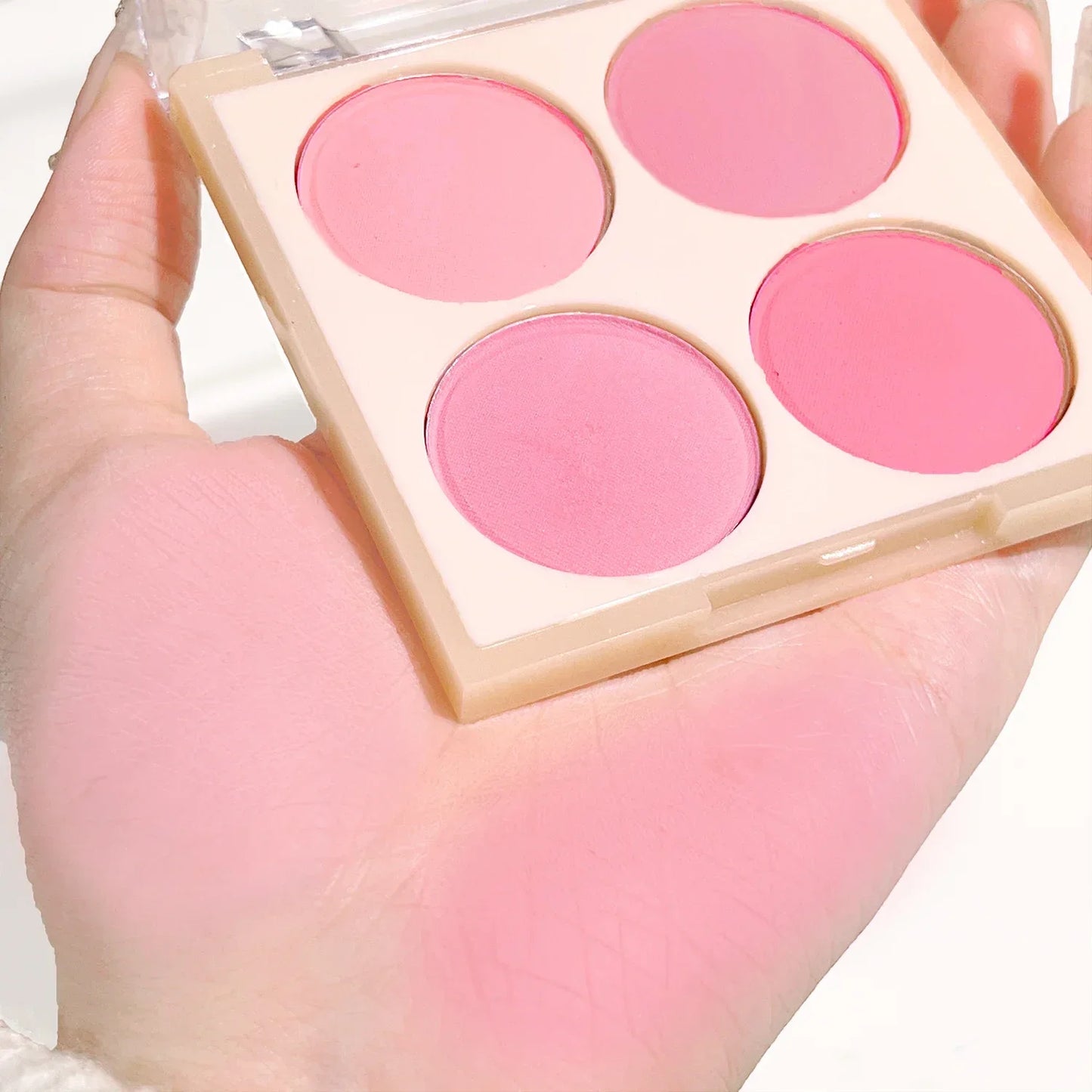 Radiant Blush Palette Makeup – Soft Matte & Shimmer, Natural Glow for a Youthful Look