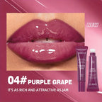 Colored lip gloss, liquid hydrating and moisturizing, light and shiny lip balm, water gloss lip glaze moisturizing lip milk.