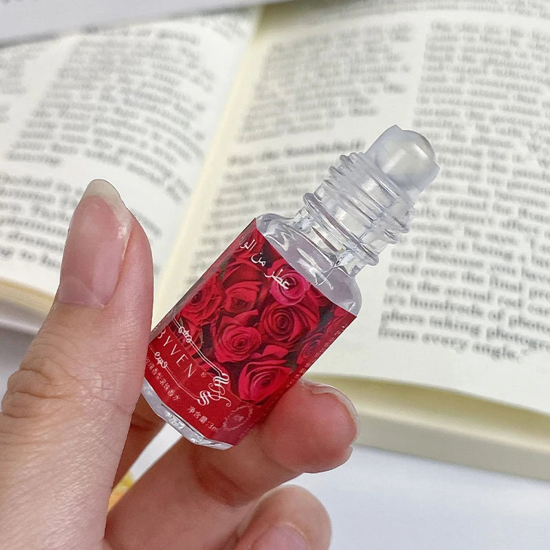3ml Arabian Floral Perfume Natural Jasmine Rose Osmanthus Scent Eau De Toilette Unisex Fresh Longlasting Portable Roller Perfume