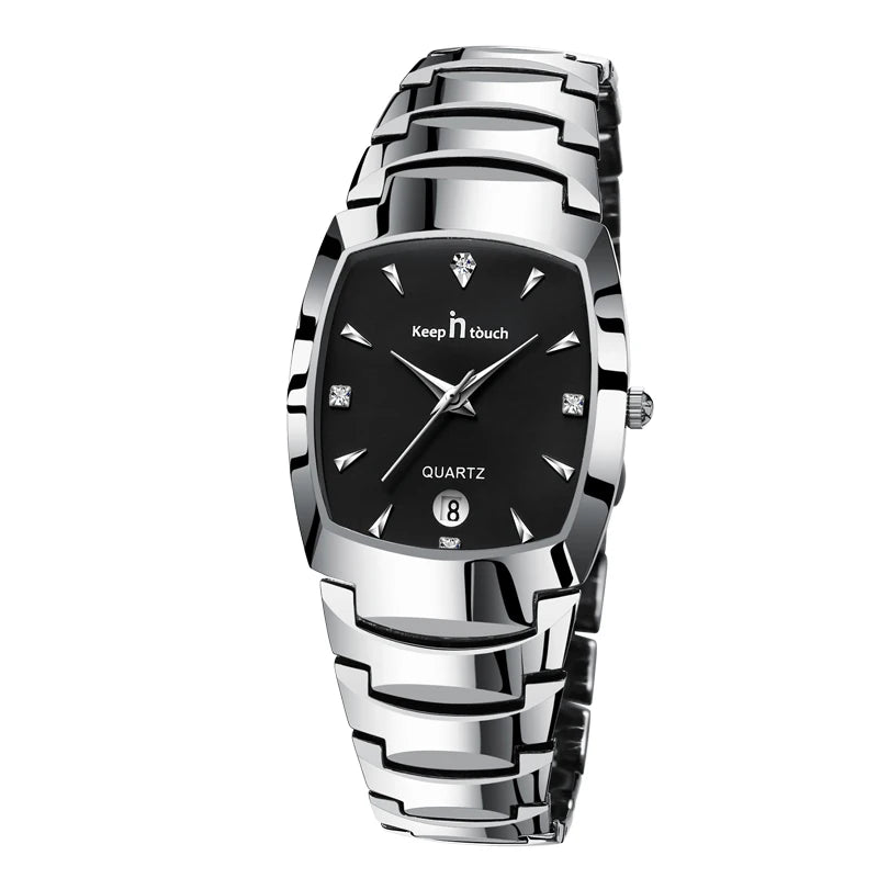 Luxury Watch For Men Business Fashion Quartz Wristwatches Classic Stainless Steel Waterproof Male Date Clock Relogios Masculino