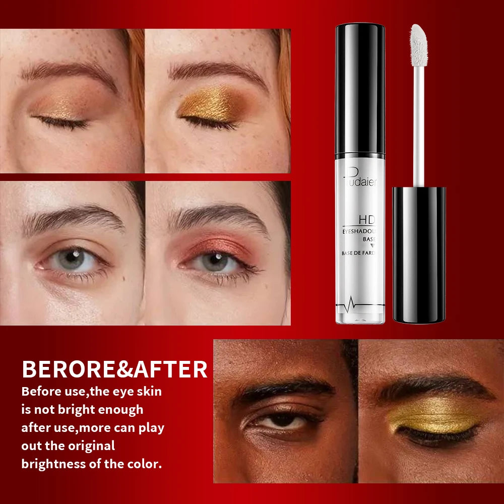 1PC Eyeshadow Primer - Matte Finish, Long-Lasting Waterproof, Full Coverage Concealer, Perfect Makeup, Correct Skin Tone