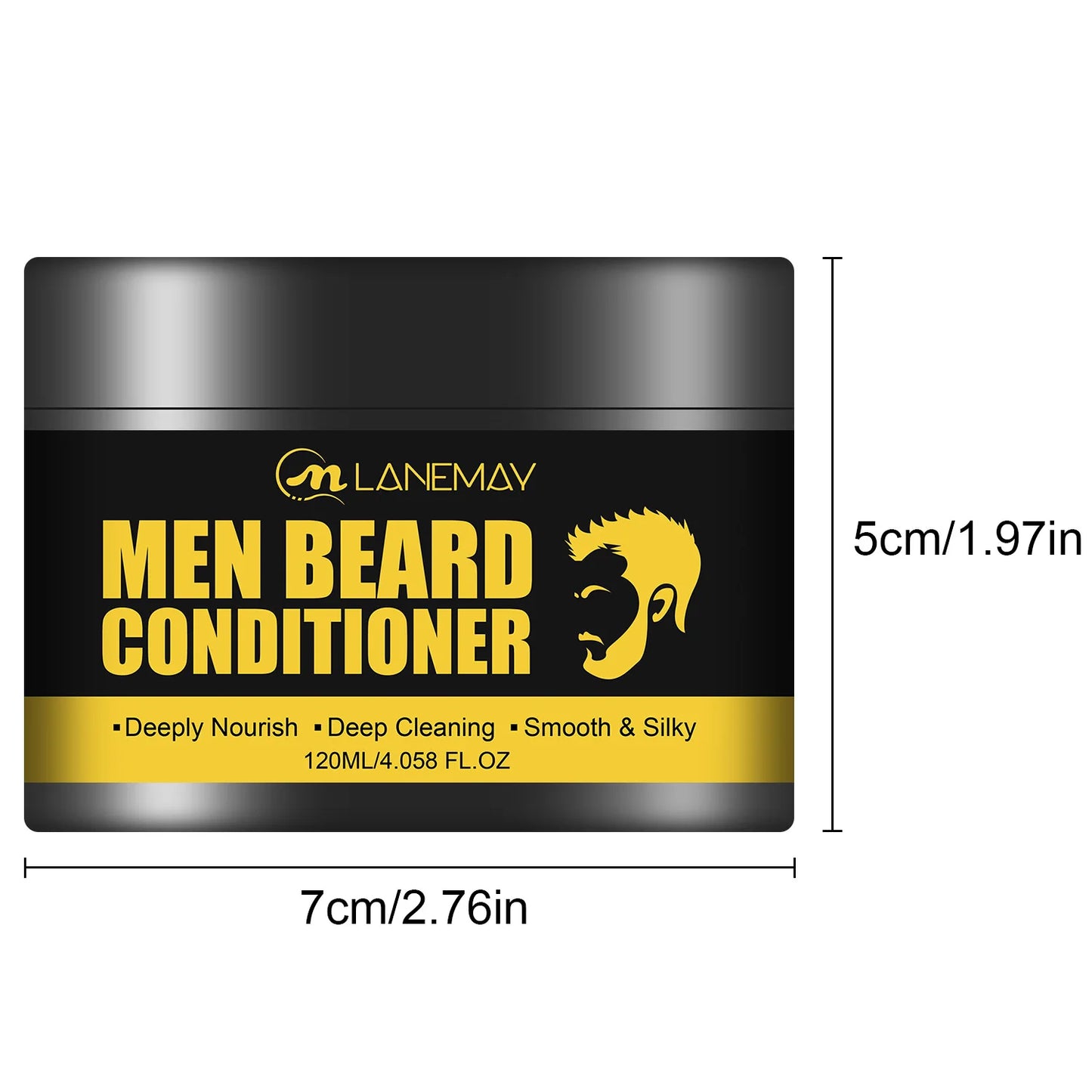 Men's Beard Softening Shaving Foam, Moisturizing & Hydrating Shave Cream for Gentle Beard Care & Smooth Shaving Experience