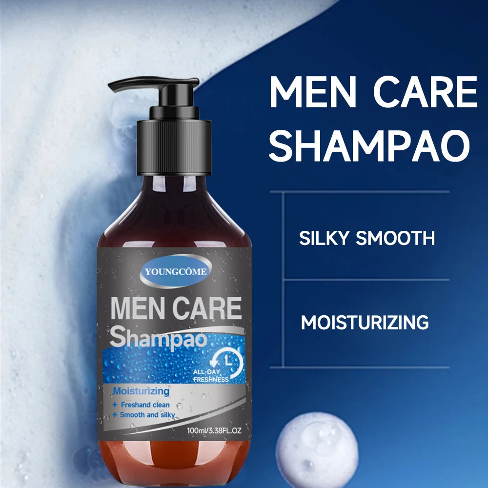 Men Hair Shampoo Hair Fall Control Boost Care Botanical Nourish Anti Dandruff Itch Relief Shampoo Treatment