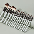 15 makeup brushes, high-quality synthetic foundation brushes, advanced makeup brush sets, professional makeup tools
