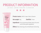 Sakura Cleanser Rich Foam Deep Clean Remove Grease Improve Oily Face Wash Cream Gentle Moisturizing Remove Blackhead Cleanser