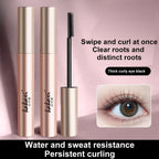 EyeLashes Mascara Waterproof Silk Fiber Mascara Black Long Curling Eyelash Extensions Non-clumping Eyes Makeup Cosmetics