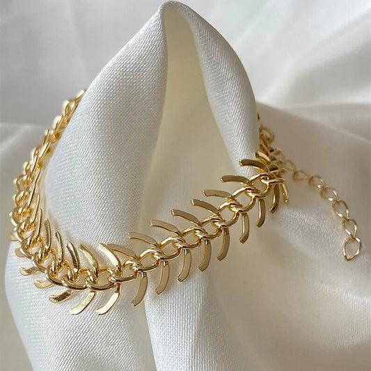 Men's Bracelet - Spine Shaped Brass Bracelet Jewelry Gifts for Men and Women - Mens Jewelry - Adjustable Brass Bracelet for Men