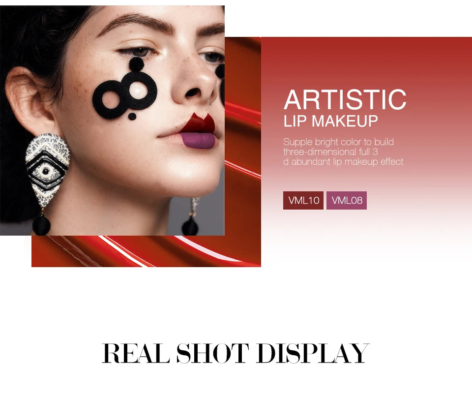 O.TWO.O 12 colors High Quality Velvet Matte lipstick Long Lasting Lips Makeup Waterproof Easy to Wear Matte Liquid Lip Gloss