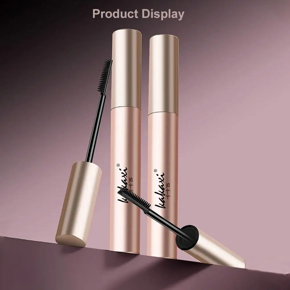 EyeLashes Mascara Waterproof Silk Fiber Mascara Black Long Curling Eyelash Extensions Non-clumping Eyes Makeup Cosmetics