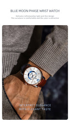 Men's Watches Top Brand Luxury Men Wrist Watch Leather Quartz Watch Sports Waterproof Male Clock Relogio Masculino+Box 2023 New