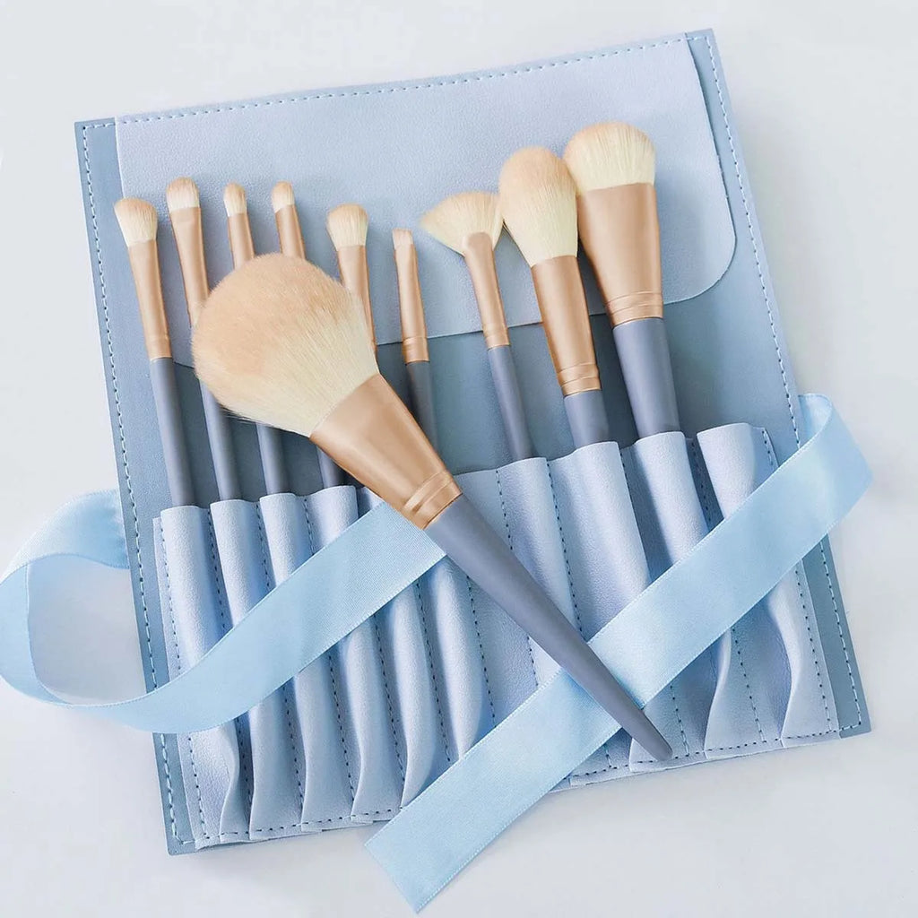 10 Pieces Of Makeup Brush Set, Full Set Of Soft Hair Makeup Powder Brush, Eye Shadow Brush, Beginner's Beauty Tools