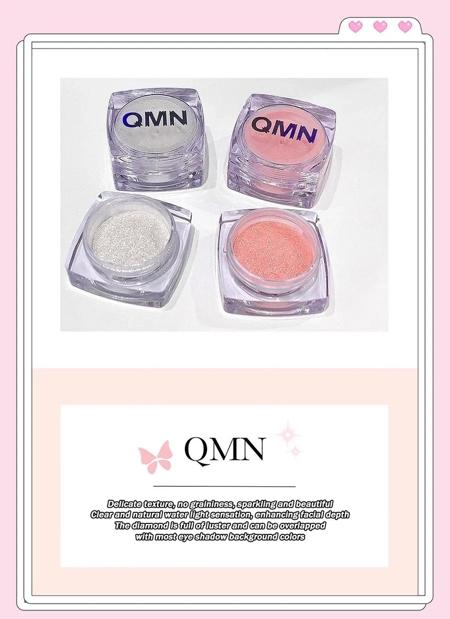 Glitter Shimmer Highlighter Powder Pearlescent High Gloss Makeup Powder Face and Body Brighten Sequins Natural Contour Cosmetic