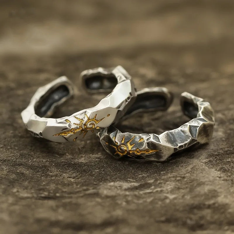 Men's Unique Ring Men's "Wishing Stone" Self-discipline Ring Trendy Brand Jewelry Boys' Ring Wholesale