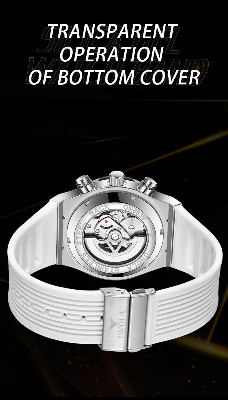 2025 Classic Luxury Watch for Menes  Multifunction Sports Waterproof Luminous Casual Clock ONOLA Men Mechanic Watches
