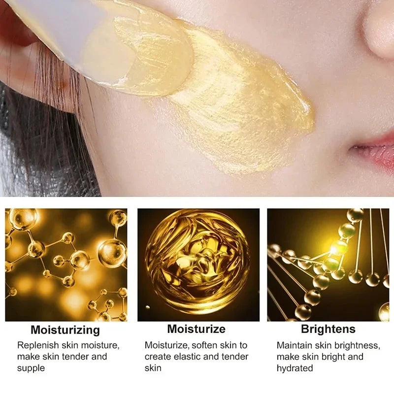 Face Mask Collagen Anti Wrinkle Moisturizer Cream Whitening Sleeping Mask Firming Nourishing Face Care Moisturize and Hydrate