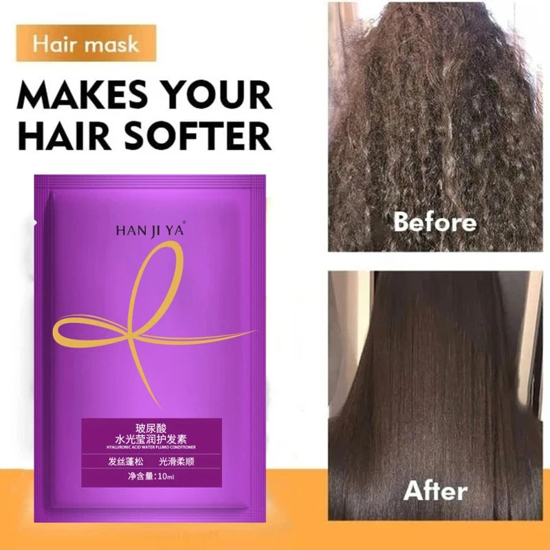 Keratin Hair Mask Magical 5 Second Frizzy Soft Smooth Repair Damage Hyaluronic Acid Conditioner Shiny Deep Moisturize Hair Care