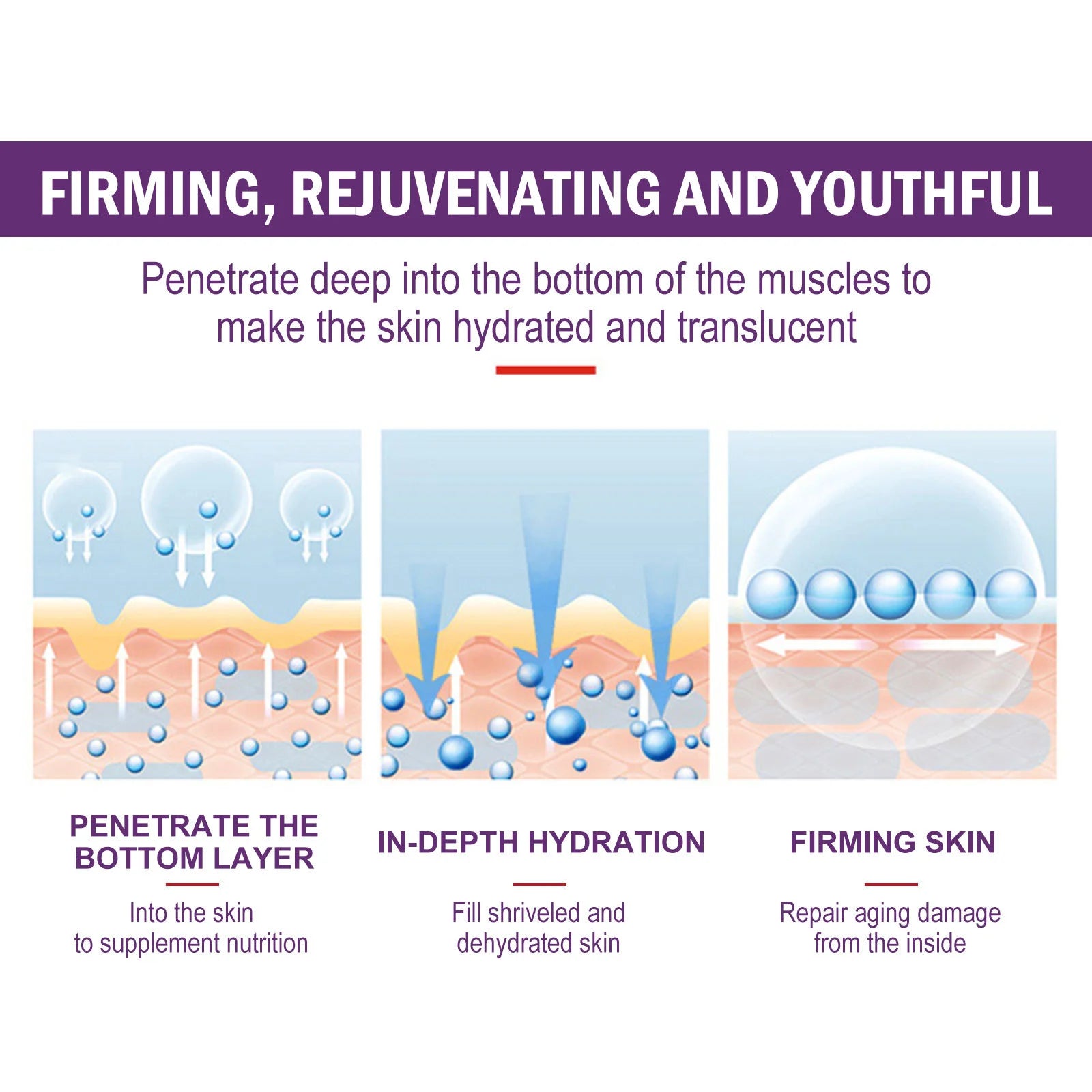 Remove Wrinkles Face Serum Anti Aging Firming Lifting Moisturizing Fade Fine Lines Whitening Smoothing Brightening Face Essence