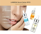 4 Kinds Moisturizing Facial Serum Deep Repair Face Skin Hyaluronic Acid Vitamin C Essence Fade Dark Spots Anti-Aging Skin Care