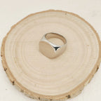 Minimalist ring, men's trend, personality, European and American hip-hop niche design, high-end index finger ring, tail ring