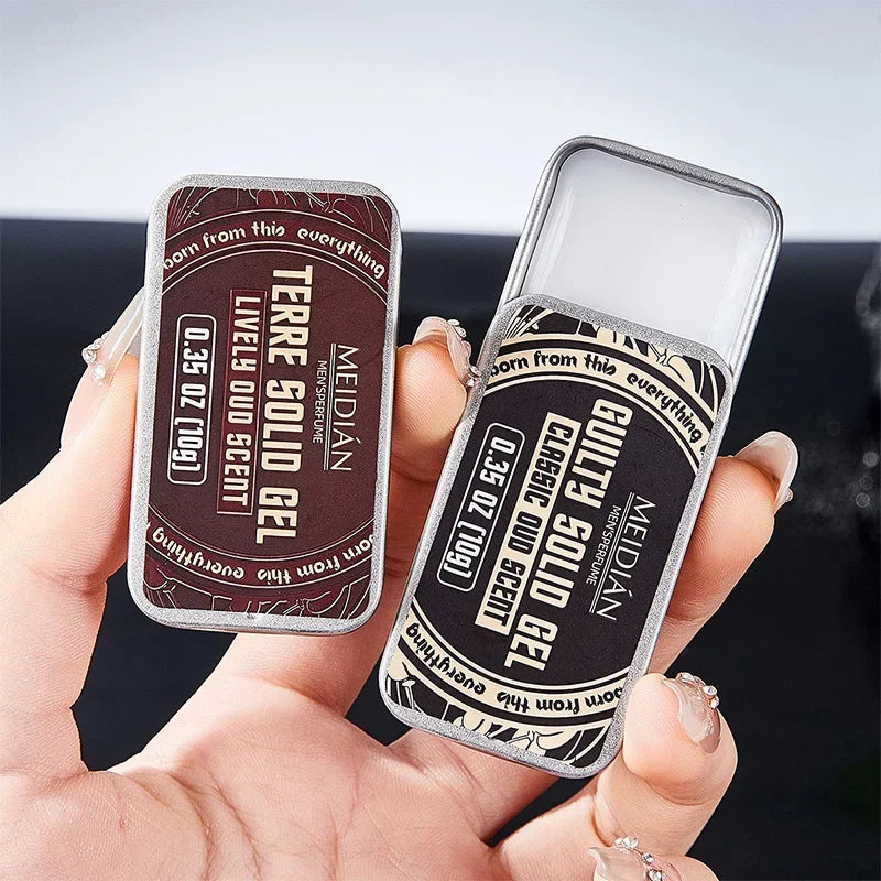 Pheromone Cologne Solid Perfume Fruity Scent Lasting Natural Fragrance Release Charming Confidence Pocket Deodorant Solid Balm