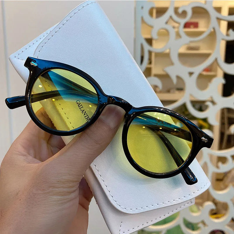 Women Sunglasses Fashion Big Round Sun Glasses For Female Oversized Shades Vintage Jelly Sunglass UV400 Eyewear Oculos De Sol