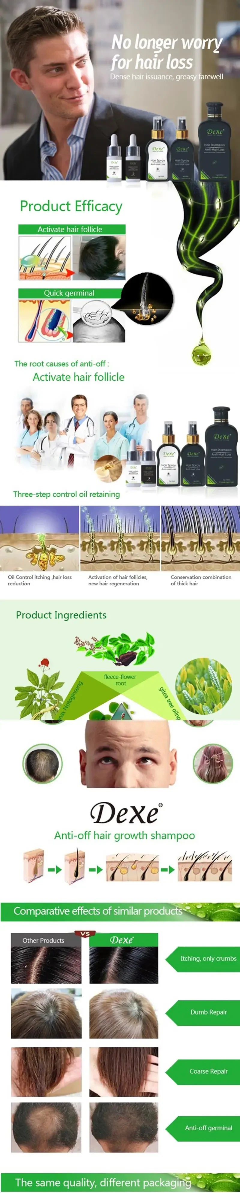 Hair Shampoo  Anti-hair Loss Chinese Herbal Hair Growth Product Prevent Hair Treatment For Men & Women