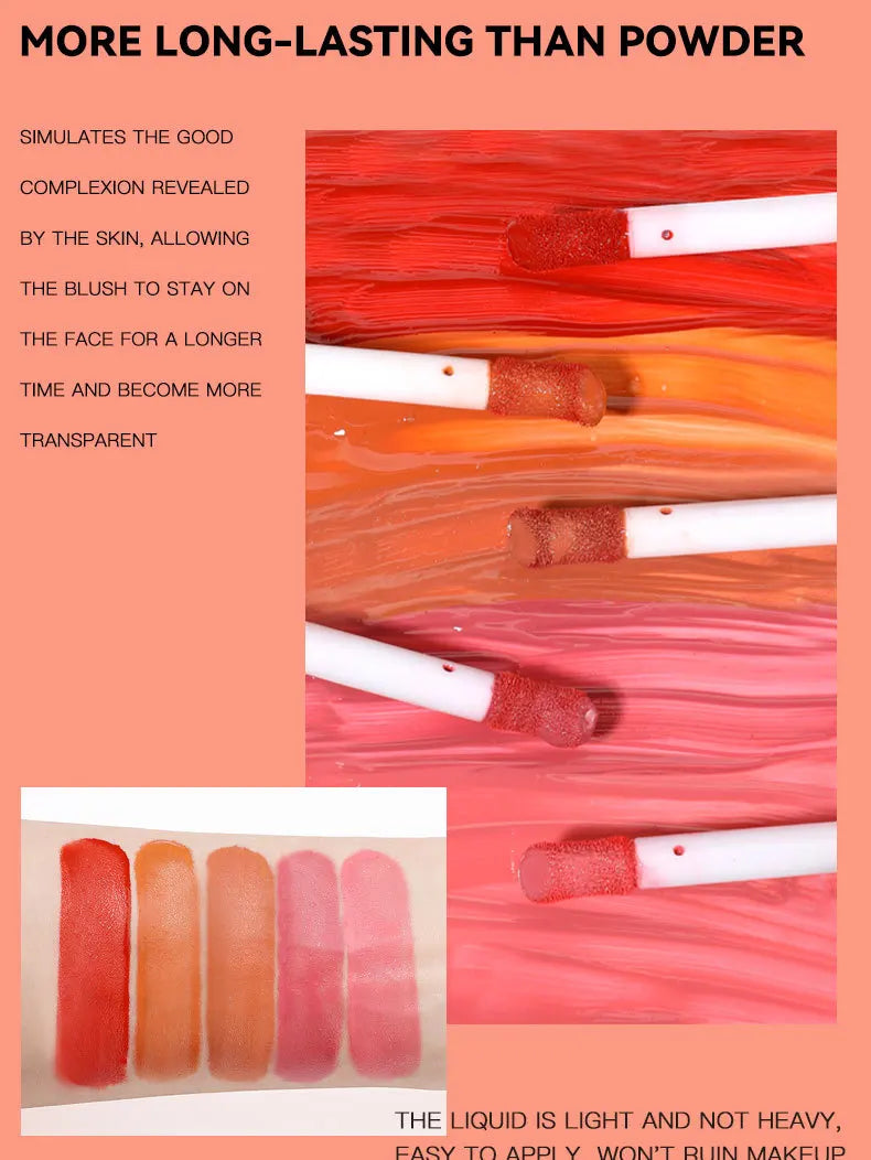 Liquid blush when applied with a hydrating touch can brighten your complexion keep your makeup on without smudge
