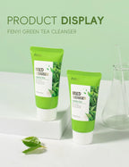 Green Tea Facial Cleanser Skin Deep Cleansing Moisturizing Blackhead Removal Skincare Face Wash Foam Face Cleanser Skin Care