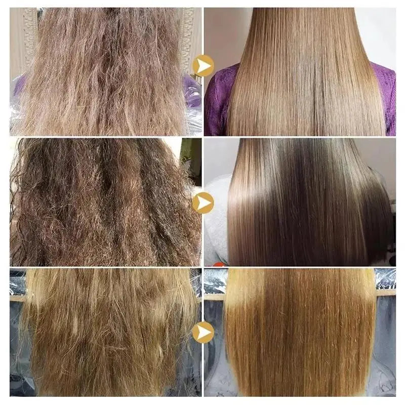 Keratin Hair Mask Magical 5 Second Frizzy Soft Smooth Repair Damage Hyaluronic Acid Conditioner Shiny Deep Moisturize Hair Care